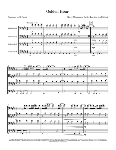 Golden Hour (arr. K. Speck)