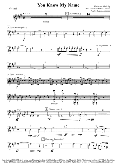 You Know My Name from CASINO ROYALE (arr. Jan Angermüller)