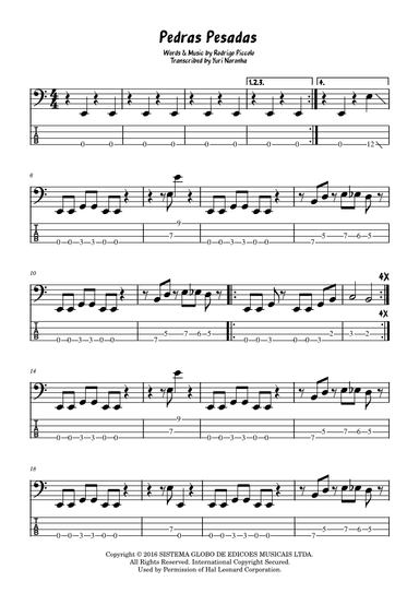 Pedras Pesadas (arr. Yuri Noronha)