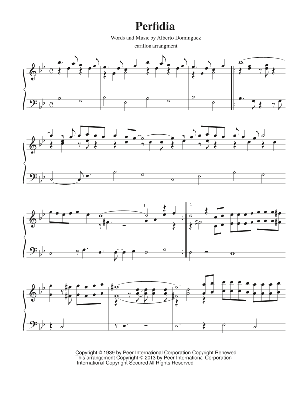 Perfidia (arr. David Christensen)