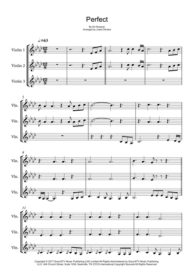 Perfect (arr. Josiel Oliveira)