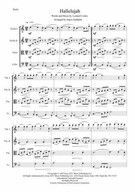 Hallelujah (arr. Inacio Saldanha)