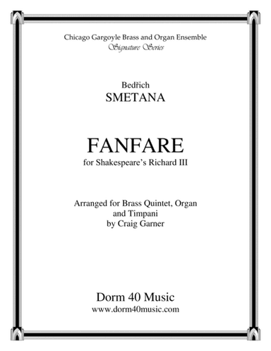 Fanfare, for Shakespeare's Richard III (for Brass Quintet and Organ) (arr. Craig Garner (for Brass Quintet, Organ and Timpani))