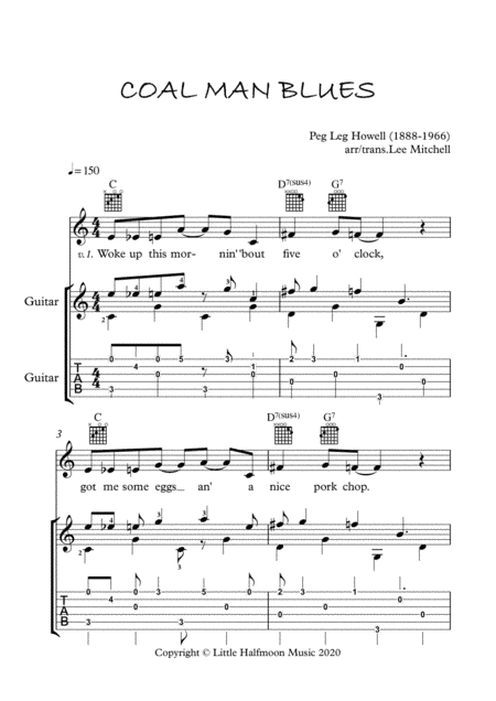 Coal Man Blues (arr. Lee Mitchell)