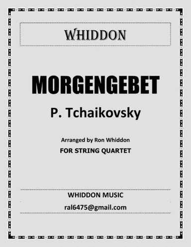 Morgengebet (arr. Ron Whiddon)