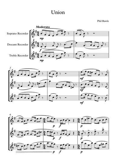 Union - Recorder Trio