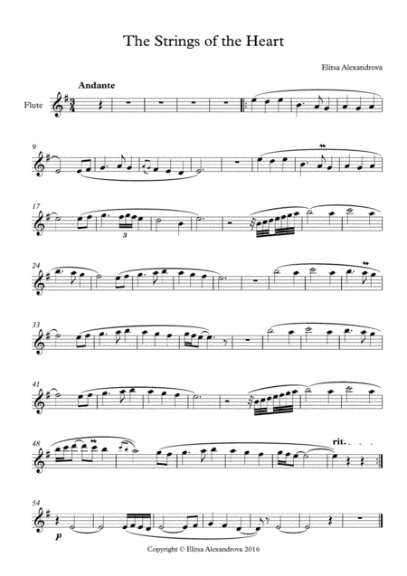 The Strings of the Heart - flute