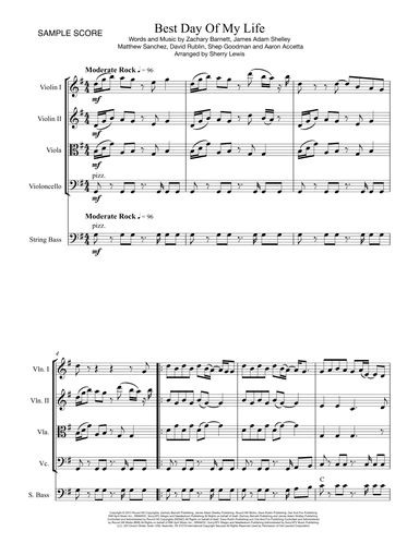 Best Day Of My Life (arr. Sherry Lewis)