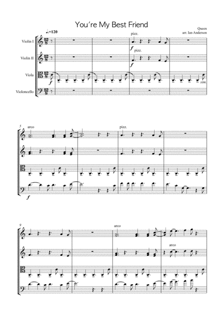 You're My Best Friend (arr. Ian Anderson)