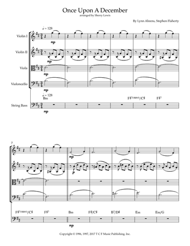 Once Upon A December (arr. Sherry Lewis)