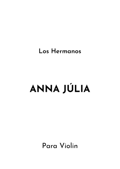 Anna Julia (arr. Jireh J.)