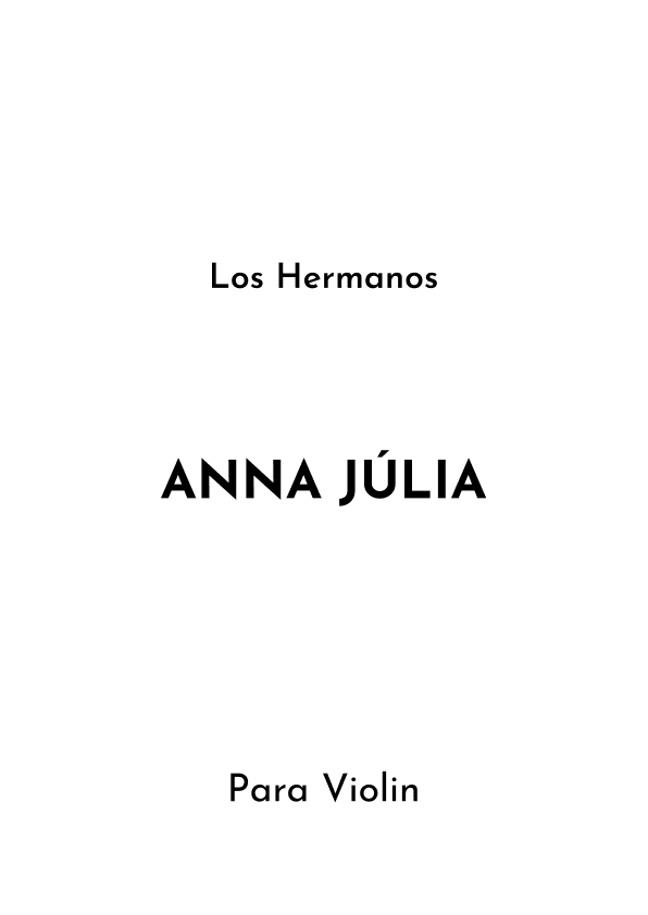 Anna Julia (arr. Jireh J.)
