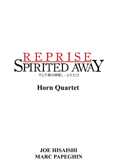 Reprise (arr. Marc Papeghin)