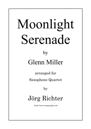 Moonlight Serenade (arr. Jörg Richter)