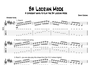 B# Locrian Mode (4 Ways to Play)