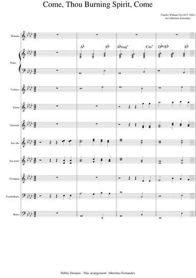 Come, Thou Burning Spirit, Come (arr. Albertino Fernandes)
