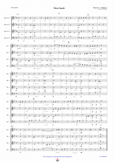 Three Equals (arr. Josef Štastný)