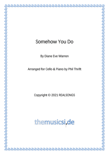 Somehow You Do (arr. Phil Thrift)