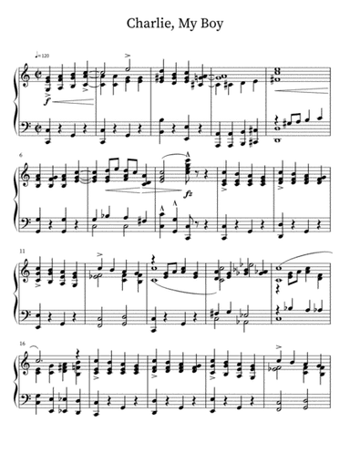 Charlie My Boy (arr. E. V. Martinez)