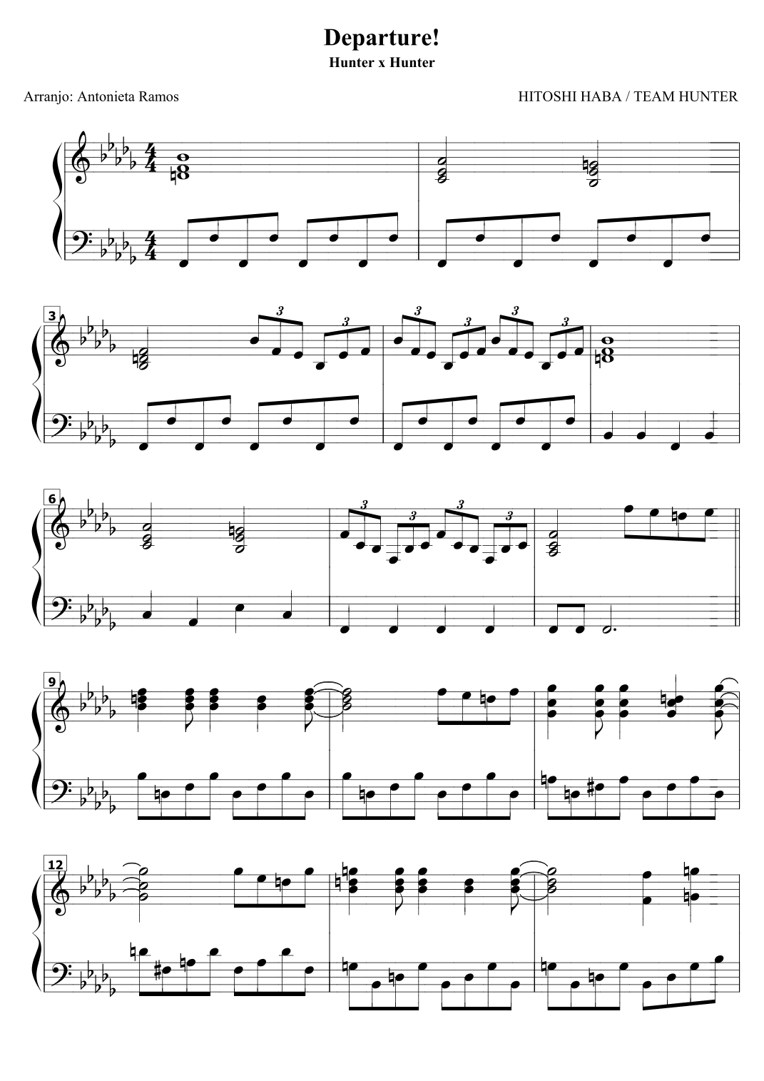 Departure! (arr. Antonieta Ramos Valverde)