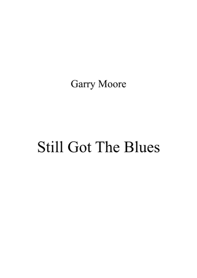 Still Got The Blues (arr. Dejan Teodosievski)