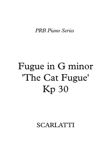 PRB Piano Series - 'The Cat Fugue', Kp 30 (Scarlatti) (arr. PRB Music)