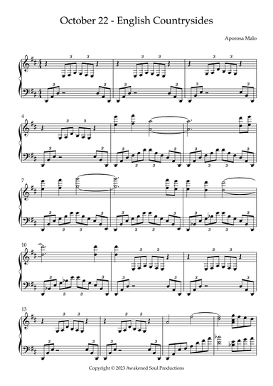 October 22 - English Countrysides