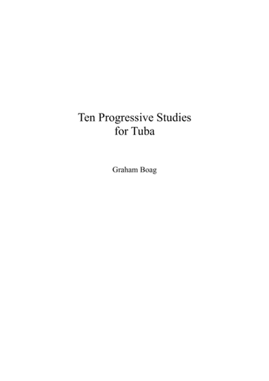 Ten Progressive Studies for Tuba (EEb & BBb Bass)