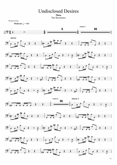 Undisclosed Desires (arr. Hugo Neves)