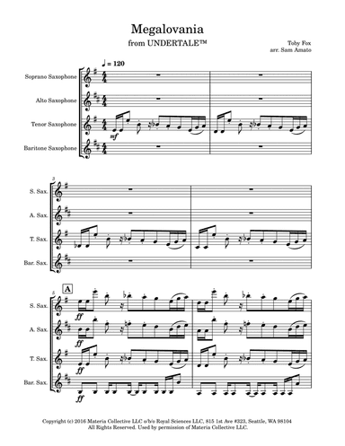 MEGALOVANIA (from Undertale)