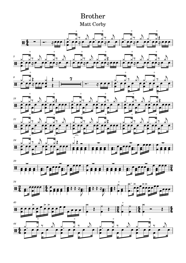Brother (lover Remix) (arr. Milan Pauwels)