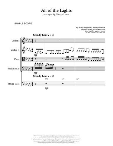 All Of The Lights (arr. Sherry Lewis)