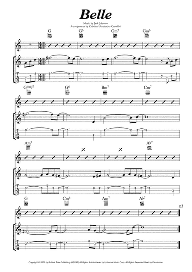 Belle (arr. Cristian Hernandez Castellvi)