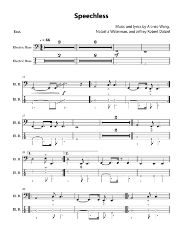 Speechless (arr. David Lartey)