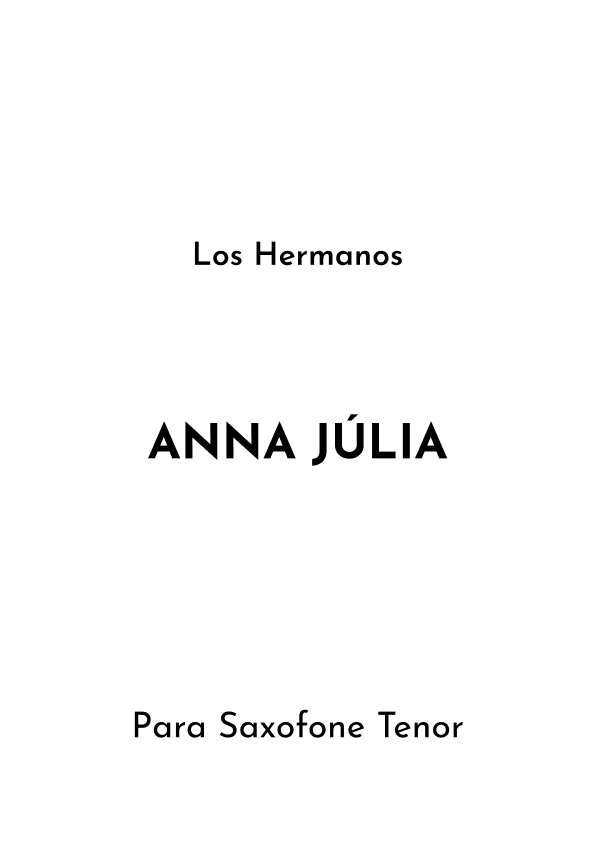 Anna Julia (arr. Jireh J.)