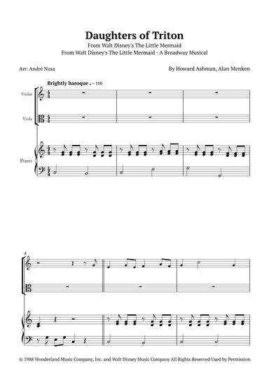 Daughters Of Triton (arr. André Nusa)