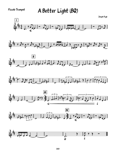 A Better Light (Brass Quintet)