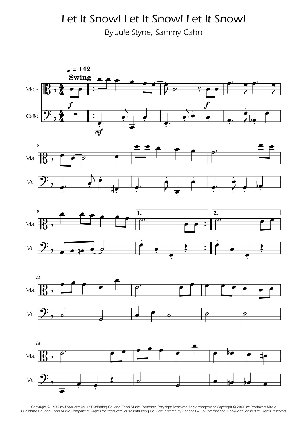 Let It Snow! Let It Snow! Let It Snow! (arr. Ygor Nunes)