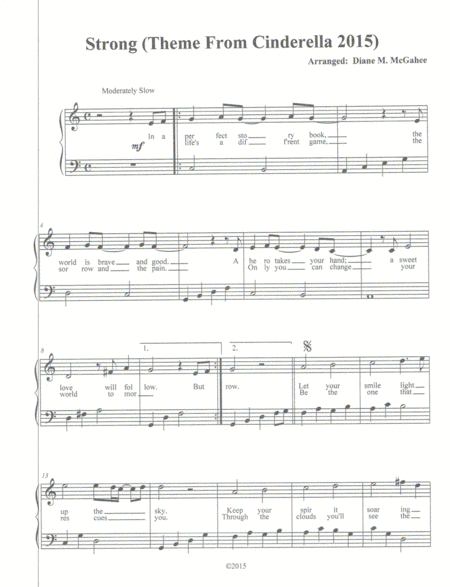 Strong (arr. Diane M. McGahee)
