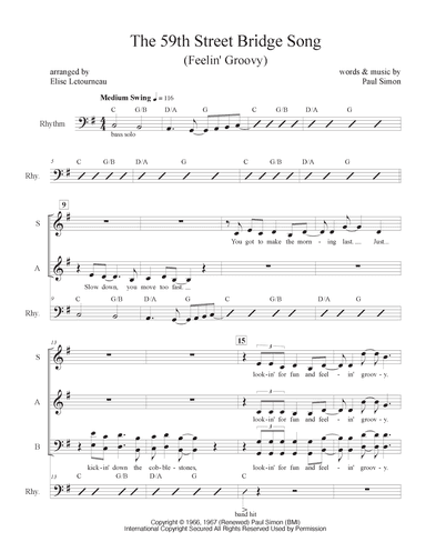 The 59th Street Bridge Song (feelin' Groovy) (arr. Elise Letourneau)