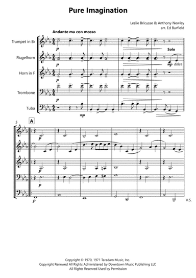 Pure Imagination (arr. Edward Burfield)