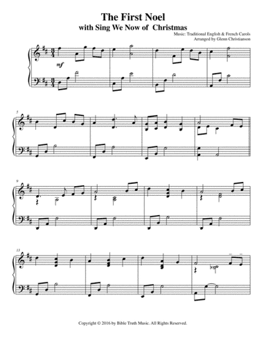 The First Noel (with Sing We Now of Christmas) (arr. Glenn Christianson)