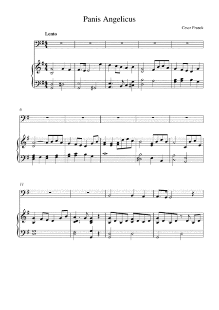 Panis Angelicus (arr. Kaiserin Rebecca)