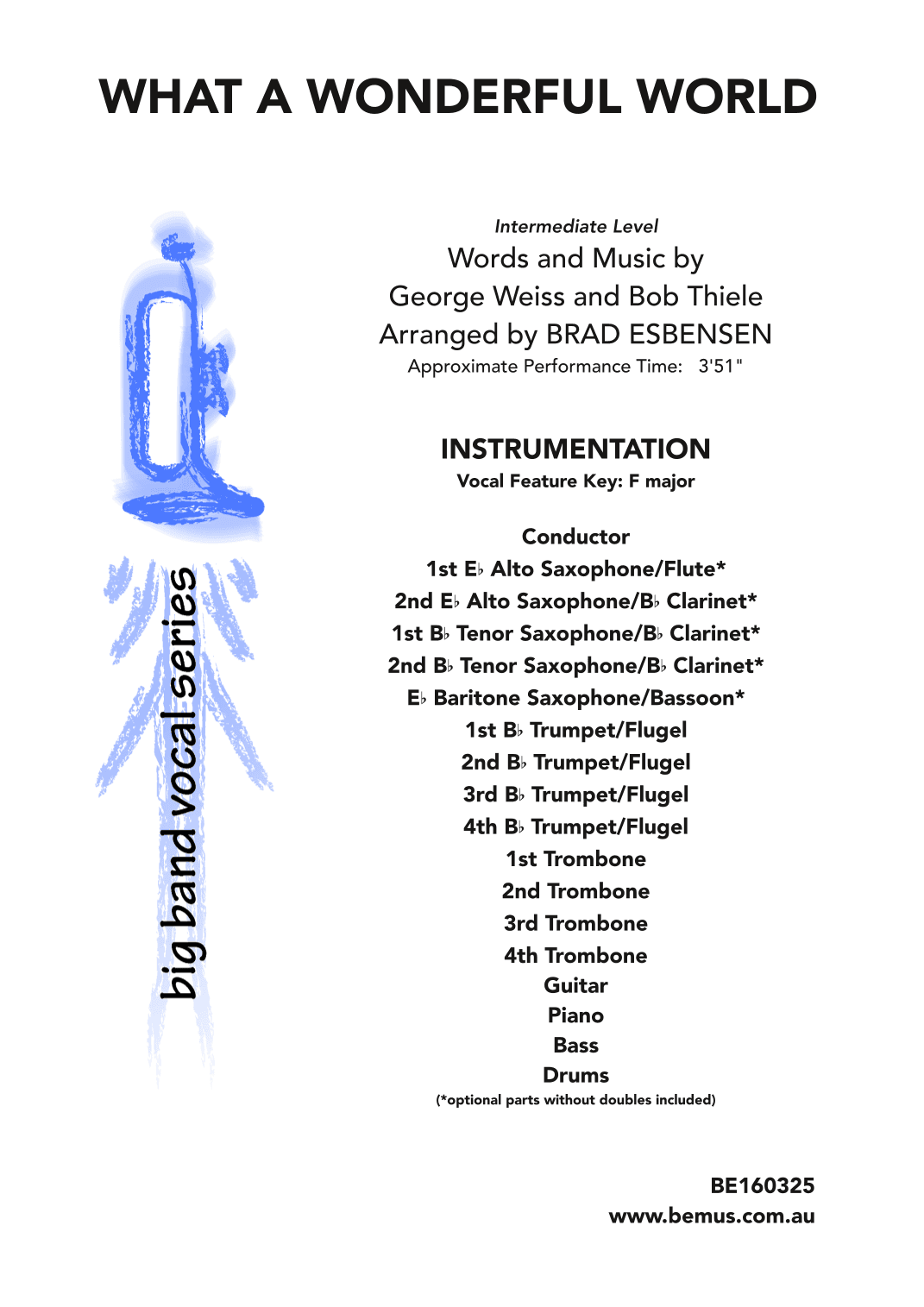 What A Wonderful World (arr. Brad Esbensen)