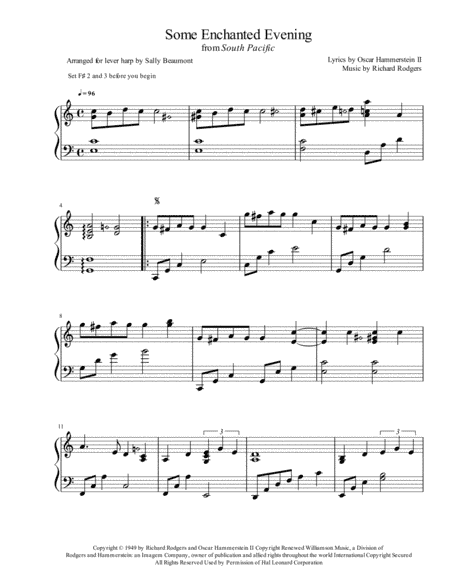 Some Enchanted Evening (arr. Sally Beaumont)