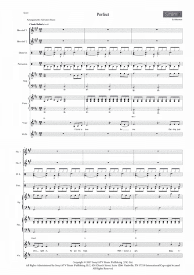Perfect (arr. Salvatore Rizzu)