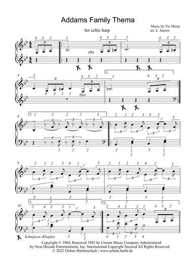 Addams Family Theme (arr. Elena Janzen)