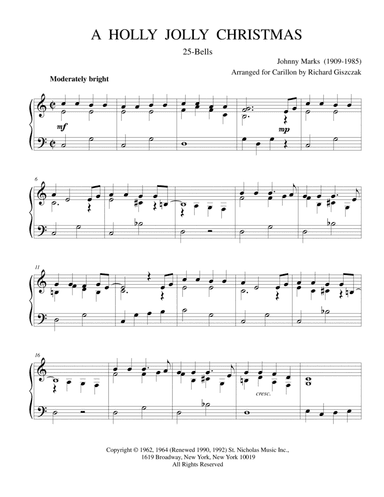 A Holly Jolly Christmas (arr. Richard Giszczak)