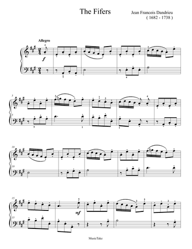 Dandrieu The Fifers (arr. Ben Choupak)