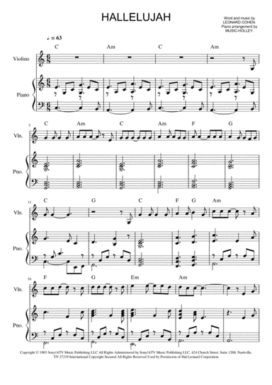 Hallelujah (arr. Music-holley)